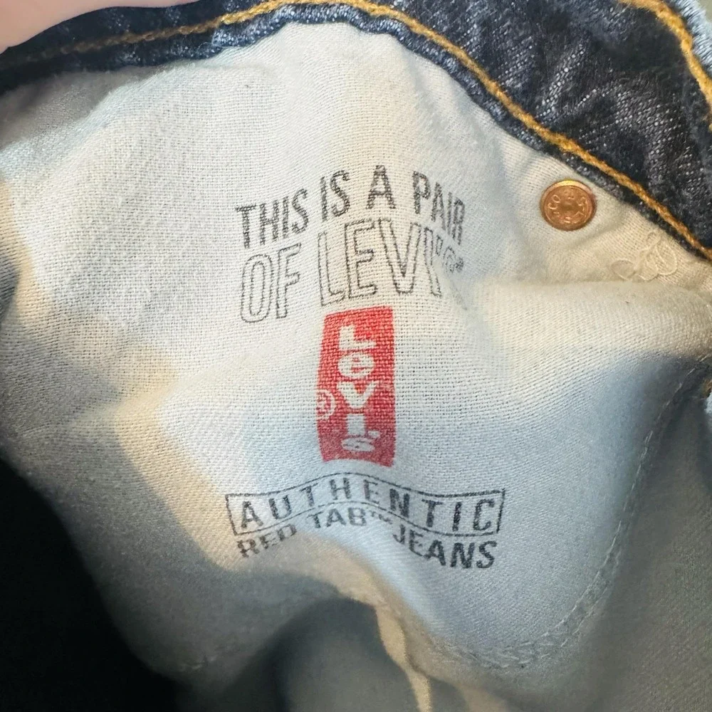 Vintage Levis 517 Jeans Teens 30x33 Blue Denim Regular Fit Bootcut USA Red Tab